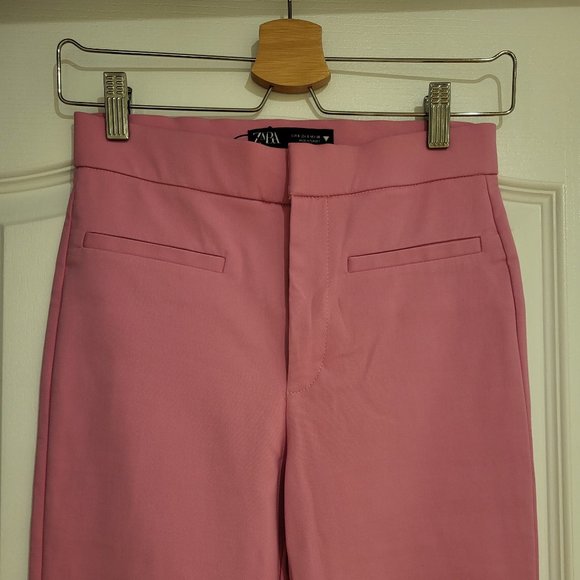 ZARA PINK FLARE PANTS - Picture 2 of 5